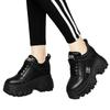 Fashion Internal Increase Chunky Shoes Women Comfortable Platform Shoes Female Casual Vulcanized Shoes Fashion High Heel Woman Sneakers