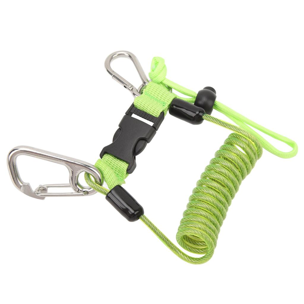 Diving Hook Rope Stainless Steel Flexible Anti Lost Diving Camera Rope Diving Reef Hook Spring Rope