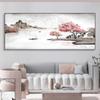 New Chinese Style Living Room Decoration Painting Sofa Background Landscape Painting Zen Study Tea Room Poster Home Decoration