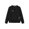 Fila Solid Color Crew Neck Sports Knitted Pullover Sweatshirt Men Sweatshirt Black F11M319202F-BK