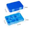Lunch Box for Kids Students Portable Compartment Fresh-keeping Meal Prep Food Storage Containers Leakproof Sealed Bento Lunchbox