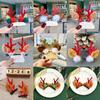 Adult Children Christmas Jewelry Hairpin Cute Elk Horn Headdress Hairpin Hat Hairband Mori Hair Accessories Dress Up.