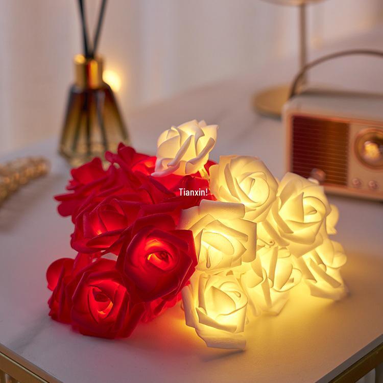 520 Valentine's Day Rose String Lights for Indoor & Girl's Room Decoration Atmosphere