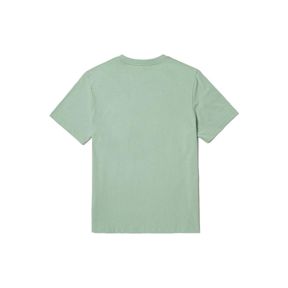 Timberland Solid Color Crew Neck Short Sleeve T-Shirt Men Tops Frost-Green A6QXH-Q43