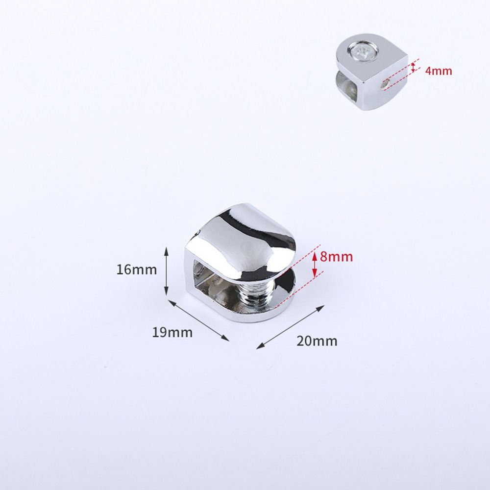 Thicken For 6-12mm Furniture Hardware Glass Clamp Panel Bracket Shelves Clips Shelf Holder Support