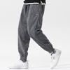 Baggy Corduroy Jogger Pants Men Tech Fleece Sweatpants Man Autumn Winter Casual Harem Pants Male Sport Thermal Trousers