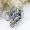 2/4pcs Car  Tire Pressure Indicator Tire Pressure Gauge Indicator Alert Monitoring Valve Cap Sensor External Valve Detection