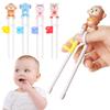 1 Pair Cute Tableware Baby Eating Helper Learning Chopsticks Training Chopsticks Beginner Chopstick