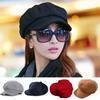 Women Newsboy Caps Octagonal Baker Peaked Beret Driving Hat Female Sunscreen Hats Painter Tour Cap