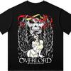 Albedo Overlord Vintage 90s Merch T-Shirt Merch Men Short Sleeve Women Funny Overlord Tee Unisex Harajuku Tops