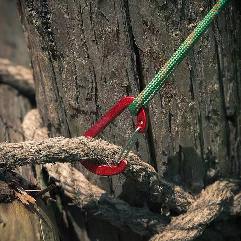 12PCS Carabiner Clip Set Tourist Small Hooks Outdoor Fishing Camping Cycling Hiking Multi Tool Keychain Buckle Karabiners