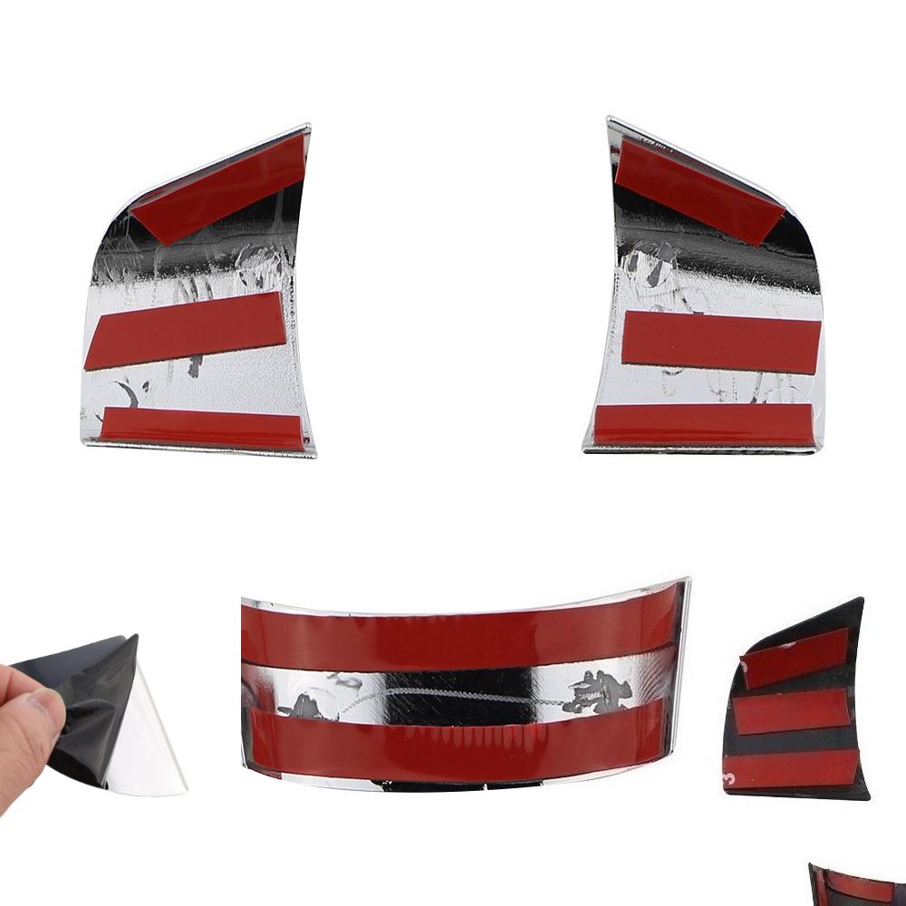 ABS Steering Wheel Panel Cover Trim Sticker for Ford Focus 2 MK2 2005 - 2011 Car-Styling Interior Mouldings Car Stickers