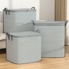 Wardrobe Storage Bag Zipper Closure with Handle Clothes Storage Basket Closet Organizer