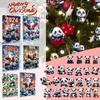 24 Days Christmas Advent Calendar, Countdown Calendar 2D Flat Acrylic Bear Charm, Countdown Pendant, Cute Christmas Tree Charm