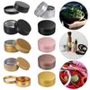 For Cream Balm Metal Box Tea Cans Aluminum Tin Jar Cosmetic Container Refillable Bottles
