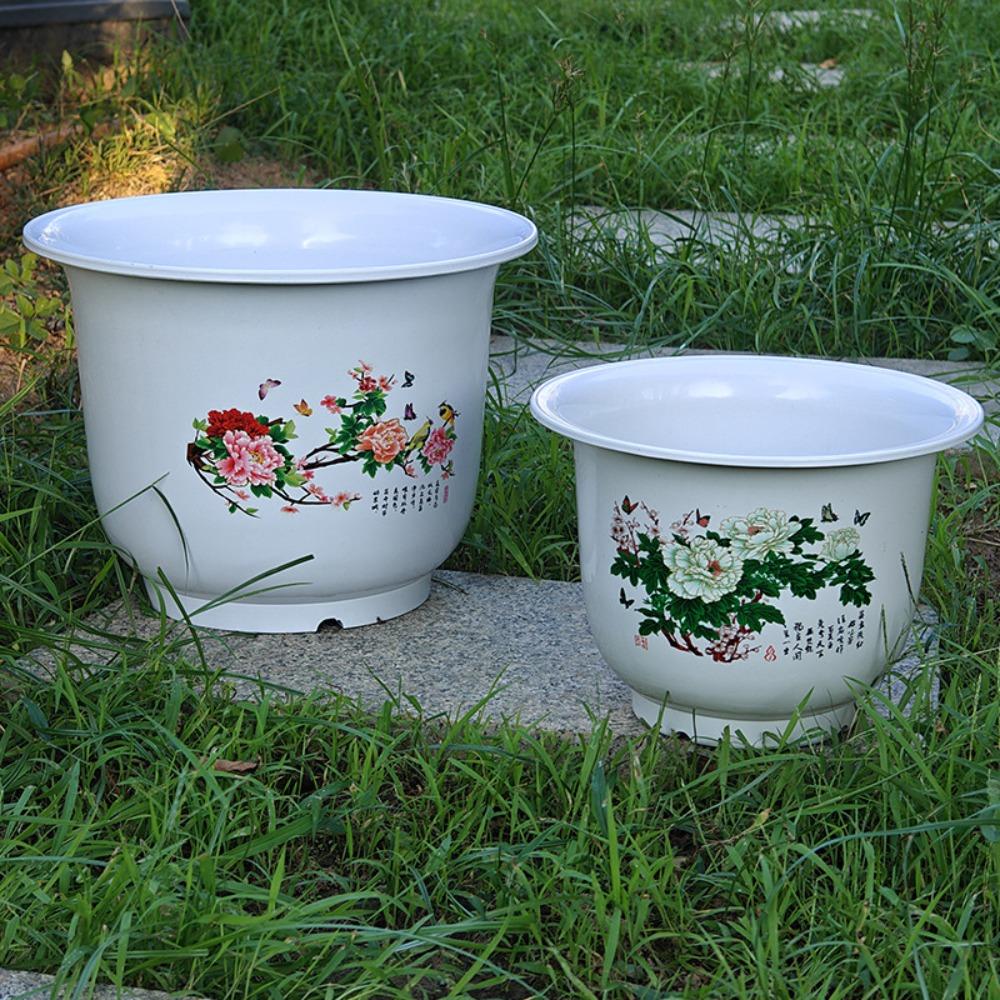 Thickened Flowerpot Resin Decorative Pots New Flower Pot