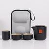 Portable Light Luxury Express Cup One Pot Three Cups Ceramic Simple Creative Travel Tea Set Outdoor Storage Bag Brewing Teapot