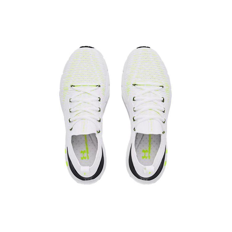 Under Armour HOVR Phantom 2 Удобная Толстая Подошва Спортивная Ткань Синтетическая Кожа Низкий Верх Повседневные Кроссовки для Бега Мужские кроссовки Белый Черный 3024154-104