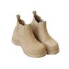 Vintage Round Head Versatile Invisible Inner Heightening Martin Boots Femininity Spice Thick-soled Frosted Chelsea Boots Short Boots