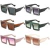 1pc Oversized Shiny Sunglasses for Women Fashion Big Square Sun Glasses Trendy Shades Beach Sunnies Diamond Driving Eyewear