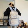 Contrast Color Student Schoolbag Women Large Capacity Backpack Men Computer Backpack