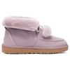 UGG Kyrina Bow Pom Sheepskin Warm Durable Bowknot Fur Snow Boots Women Snow Boots Pink Purple 1125390-SHAD