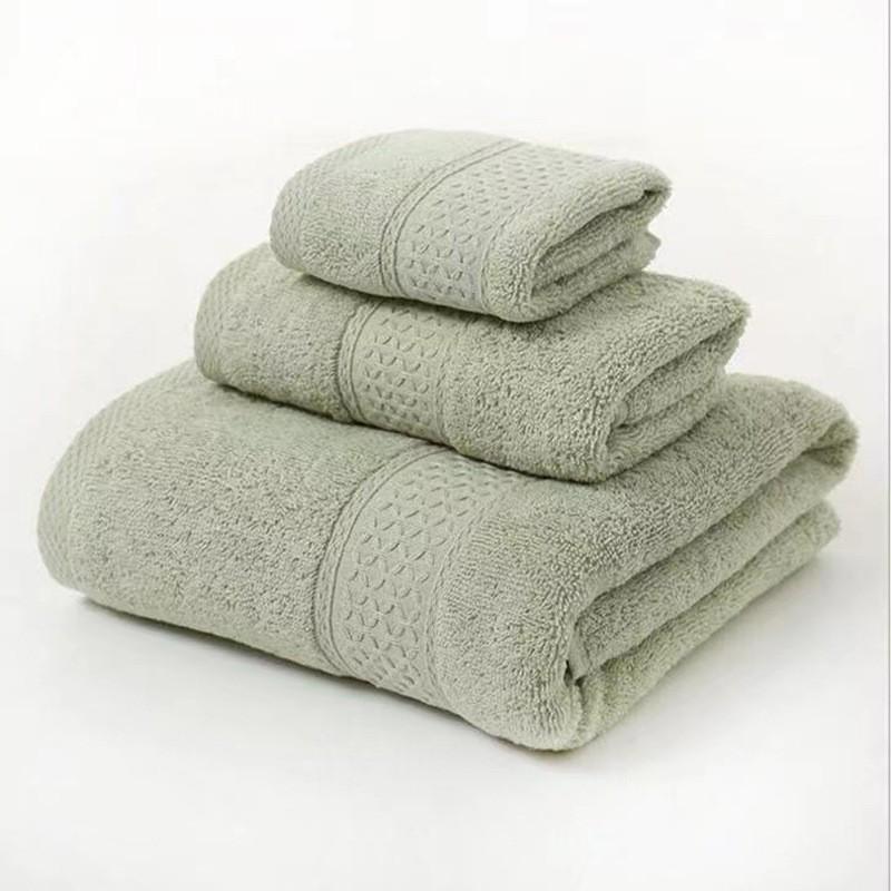 Long-staple Cotton Towel Bath Towel Square Towel Three Pieces Adult Towel Embroidery