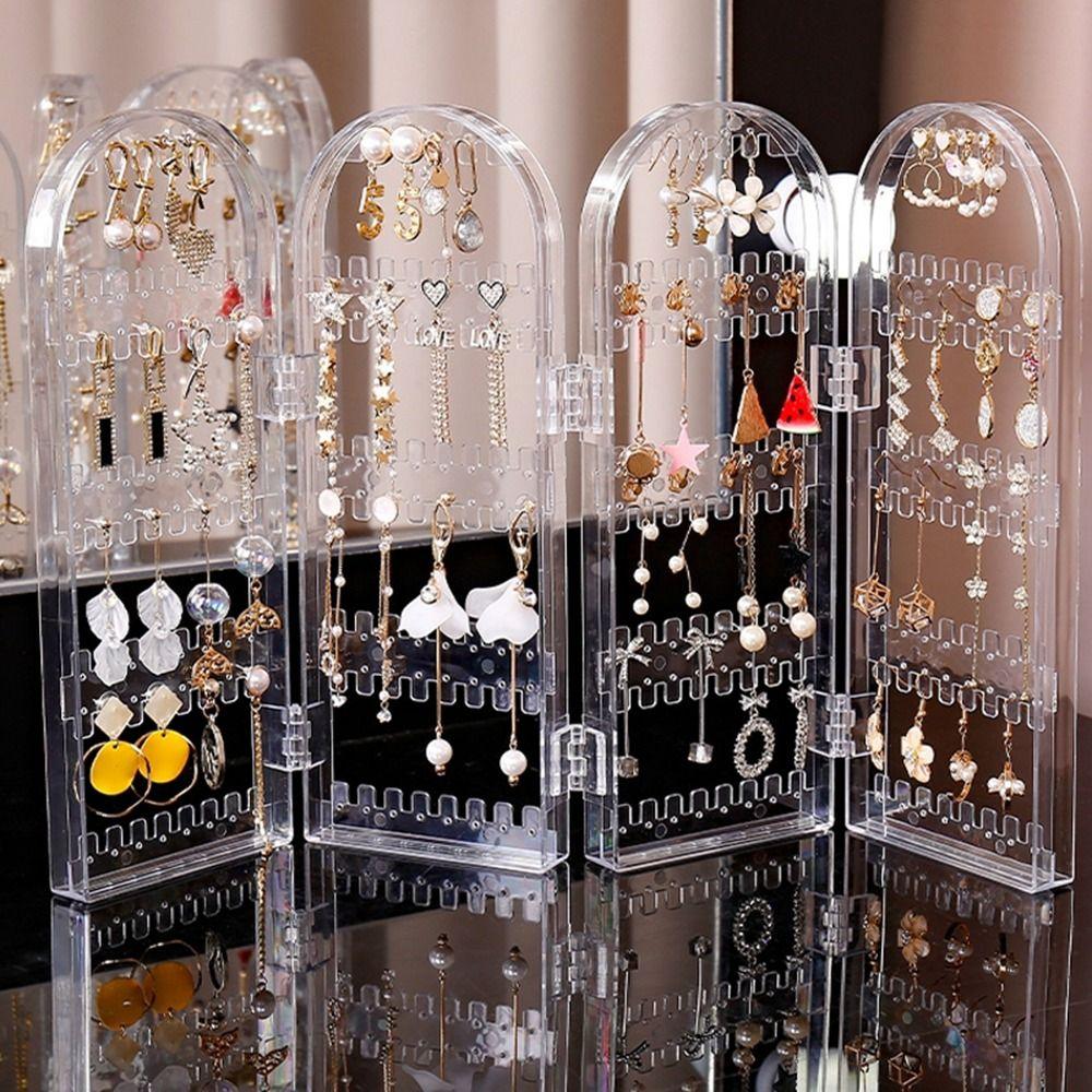 Necklace Jewelry Shelf Jewelry Stand Holder Earrings Studs Display Rack Earring Display Holder