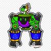 Bowser Art Iron On Heat Transfer Printing Vinyl Patches Sticker for Clothes DIY Appliques Washable Patches
