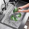 Sink Mat PVC Hollow Rhombus Cuttable Rectangle Anti-slip Ceramic Stainless Steel