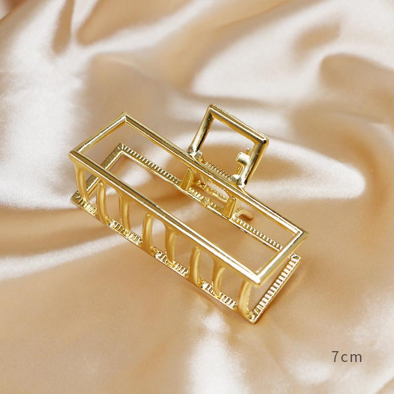 Korean Simple Metal Gold Hair Claw Butterfly Geometric Elegant Hair Clip Claw Clamp for Girls Headwear Women Hair Accessories
