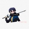 Anime Kirito Asuna Iron On Patches For Clothing Applique Stickers On Clothes Heat-Sensitive Custom Patch