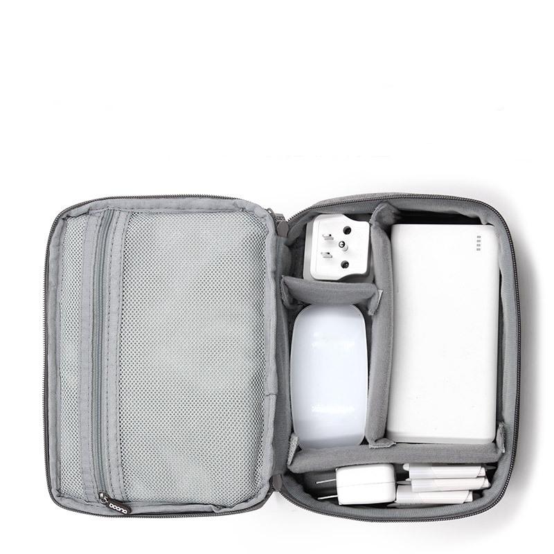 Boona Travel Accessories Bag Portable Electronic Accessories case,Dual Cable Organizer Bag Carrying Bag for Cords,USB Flash L&XL