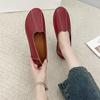 Spring and Summer Shallow Breathable Solid Color Simple and Comfortable Women's Shoes Lightweight Non-slip Casual Flats