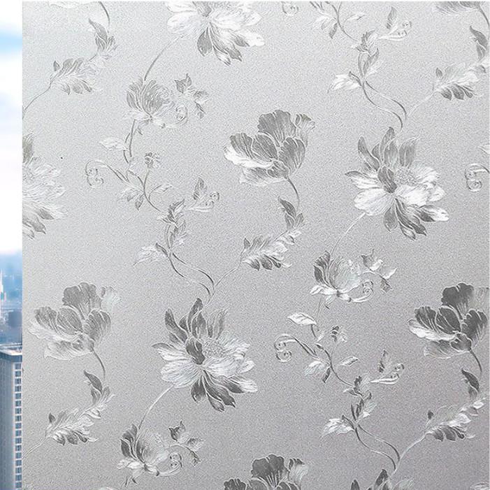 Home Window Frosted Glass Sticker Transparent Opaque Bathroom Bathroom Anti-peep Film Anti-light Stickers