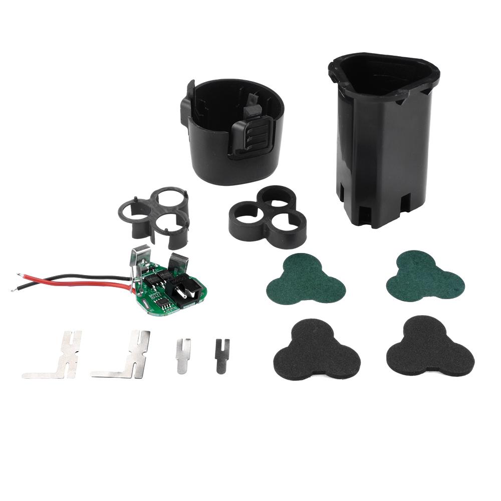 18650 Lithium Battery Box Circuit Pack Case Bracket Hand Drill Power Li-ion Battery Protection Board DC 12V 3S Electricl Shell