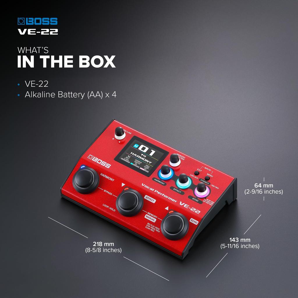 BOSS Boss Vocal Performer Vocal Effector VE-22