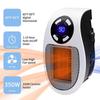 500W Winter Electric Heater Portable Heating Stove Mini Wall-Outlet Powerful Fast Heating Warm Heater Remote Control Electric Heater