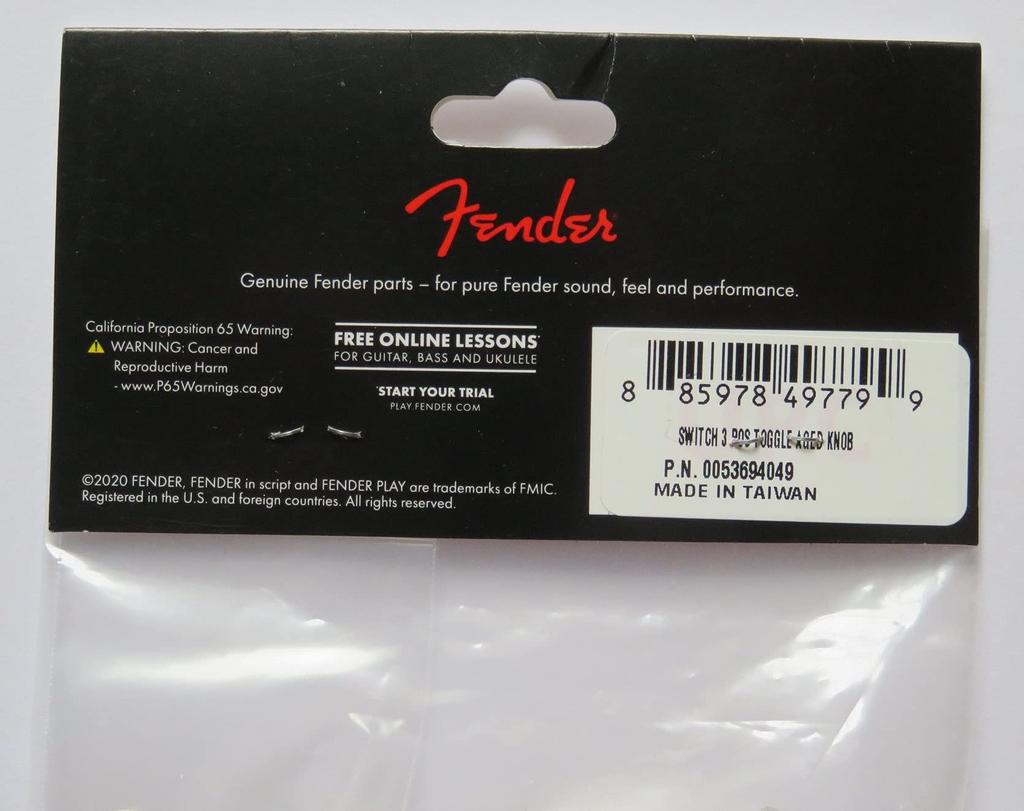 Fender Переключатель Fender 3-позиционный, состаренный [предмет]