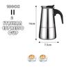 12/9/2Cup Moka Pot Caffe Machine Espresso Cups Coffee Makers Latte Percolator Stove Top Moka Coffee Maker Italian Coffee Machine