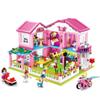 Assembled Building Blocks 0721 Holiday Garden Villa Princess Girl Castle Small Particles Assembling Toy Gift