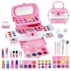 Opard Super Pink Makeup Set for Perfect Birthday Gift for Ages and Includes a Nail Nail Makeup and a Storage Cute! Girls, 3, 4, 5, 6, 7, 8, 9, 10.