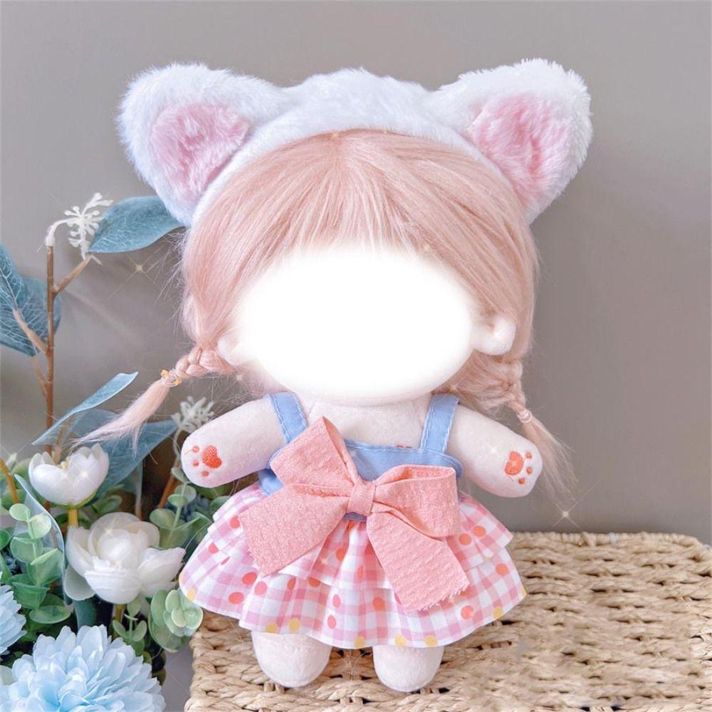 Multicolor Doll Clothes Accessories Hairband Suspender Toy Cap Dress Suit Cotton Stuffed Doll