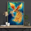 DIY Birds Phoenix Animal Painting Round Rhinestone Diamond Embroidery Handicraft Cross Stitch