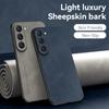 Skin Feel Artificial Sheepskin Phone Case for iPhone Samsung Xiaomi Infinix Ultra Thin Half Wrapped Case Anti-Fingerprints Back Cover
