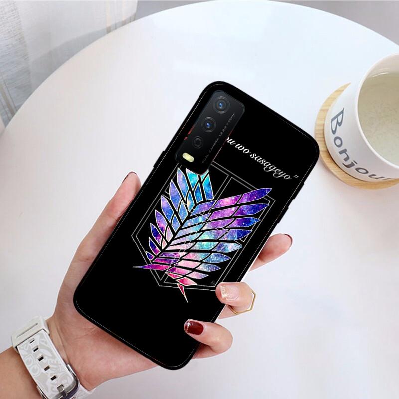 Anime Japanese Attack On Titan Phone Case for VIVO Y31 Y21 Y70 Y21S Y20 Y72 1907 Y12 Y11S Y53S Y33S Y55 Y76 Y51 Y15S Y01