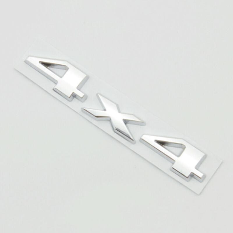 Car Silver 4X4 Car Emblem Sticker Nameplate Badge 15x2.8CM For Dodge -Ram 1500 2500 3500 Exterior Parts