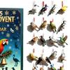 Bird Advent Calendar 2025 24 Days Christmas Countdown Calendar with Acrylic