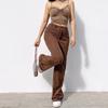 Corduroy Baggy Joggers Women Vintage Wide Leg Pants Brown Low Waist E Girl 90s Aesthetic Trousers Female Sweatpants