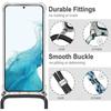 Coque de téléphone pour Samsung S22 Plus - BOOLING - Transparent - avec Chaîne Cordon